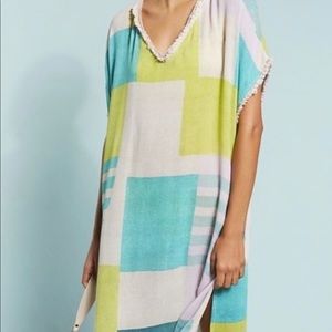 Anthropologie printed caftan